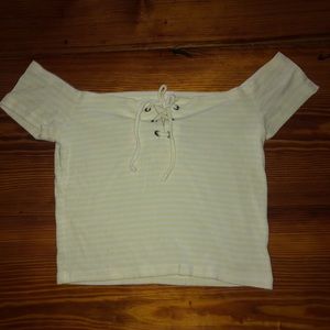 Off the shoulder shirt